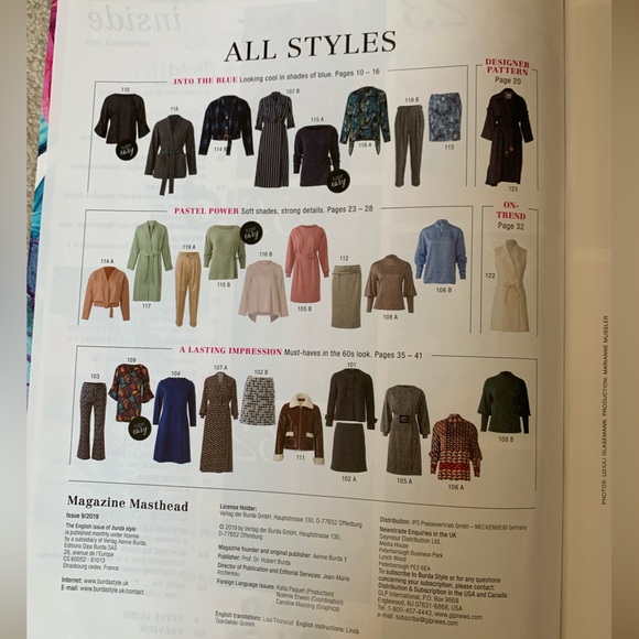 UK Burda Style Magazine Issue 09/2019 - Picture 2 of 4
